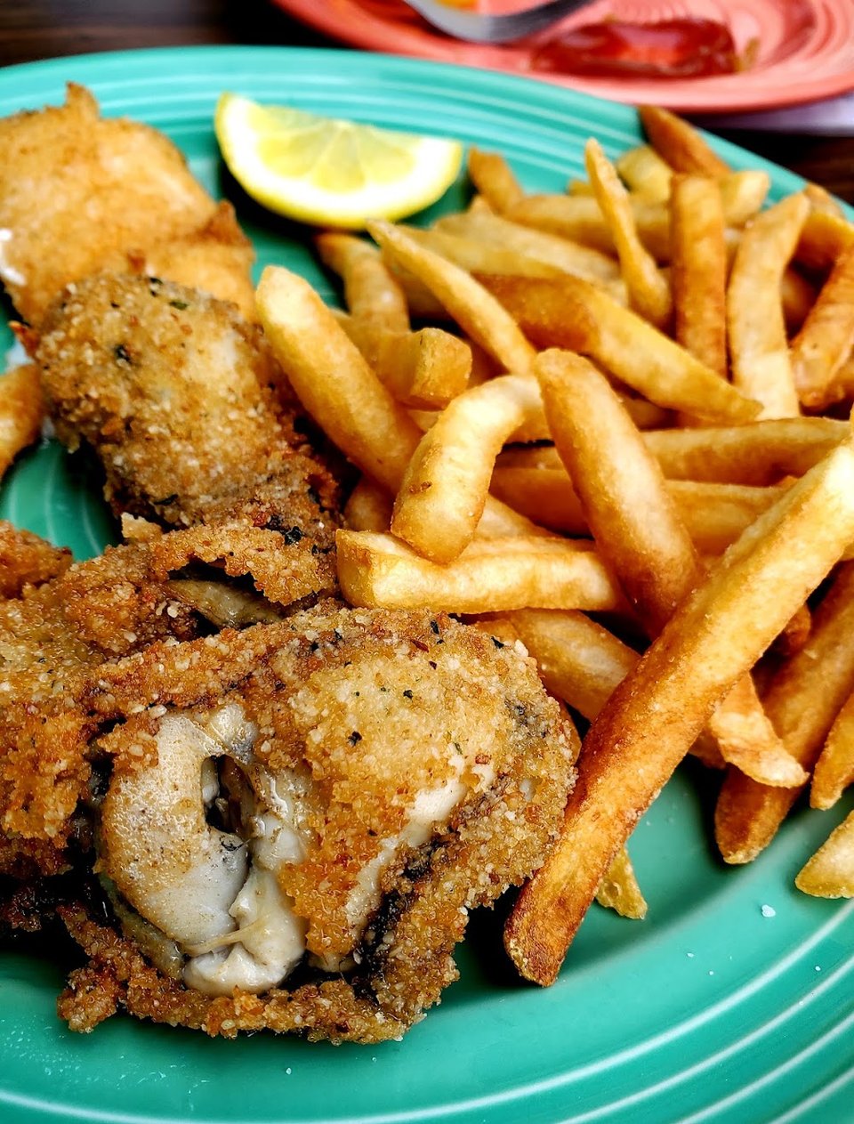 Oyster and Fish